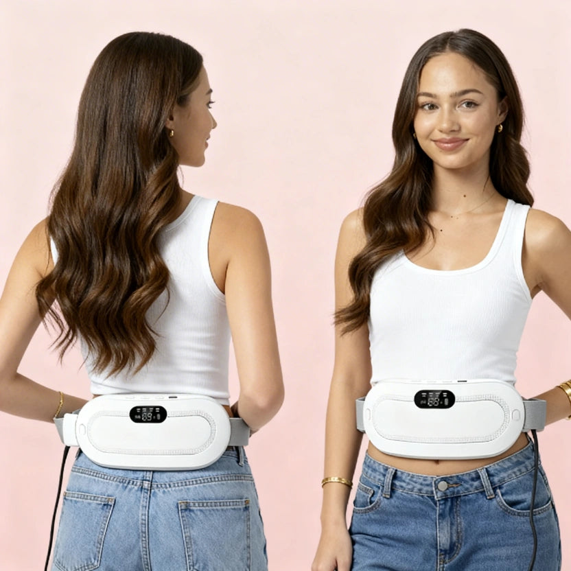 Etermea™ - Ceinture Chauffante Intelligente EMS – Soulagement Immédiat des Douleurs Menstruelles & Relaxation Abdominale