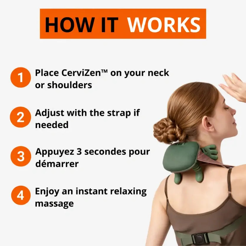 CerviZen™ – Masseur Cervical Intelligent 4D