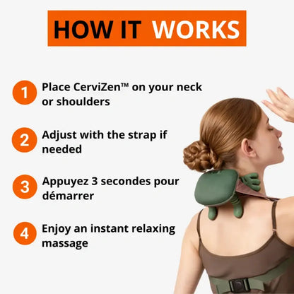 CerviZen™ – Masseur Cervical Intelligent 4D